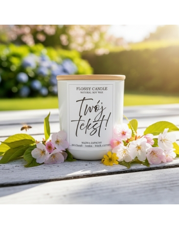 Personalizacja tekstu na etykiecie - kolekcja Luxury